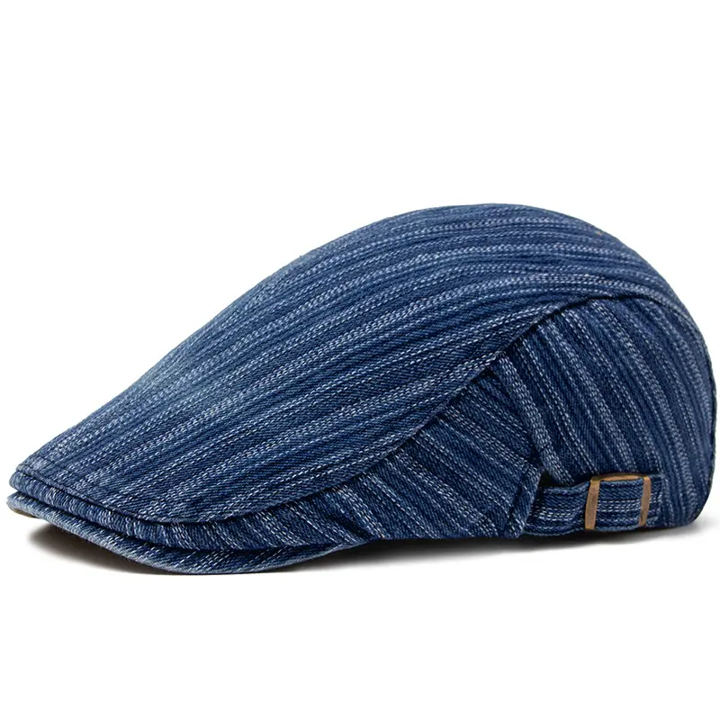 Denim Washed Men's Cotton Sunshade Retro British