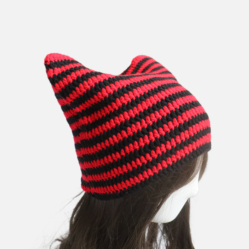 Cat Ears Black And Red