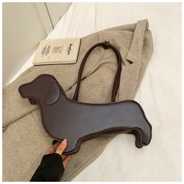 Special interest Design Shoulder Fashion Trendy Cute Shaped Underarm Bag Brown - Shop at LoveMi