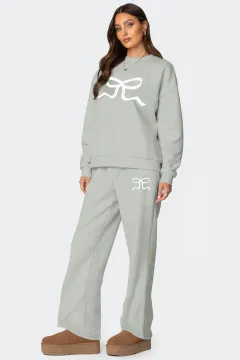 European And American Round Neck Long Sleeve Loose Thick Sweaters Women's Clothing - Grey - View 1
