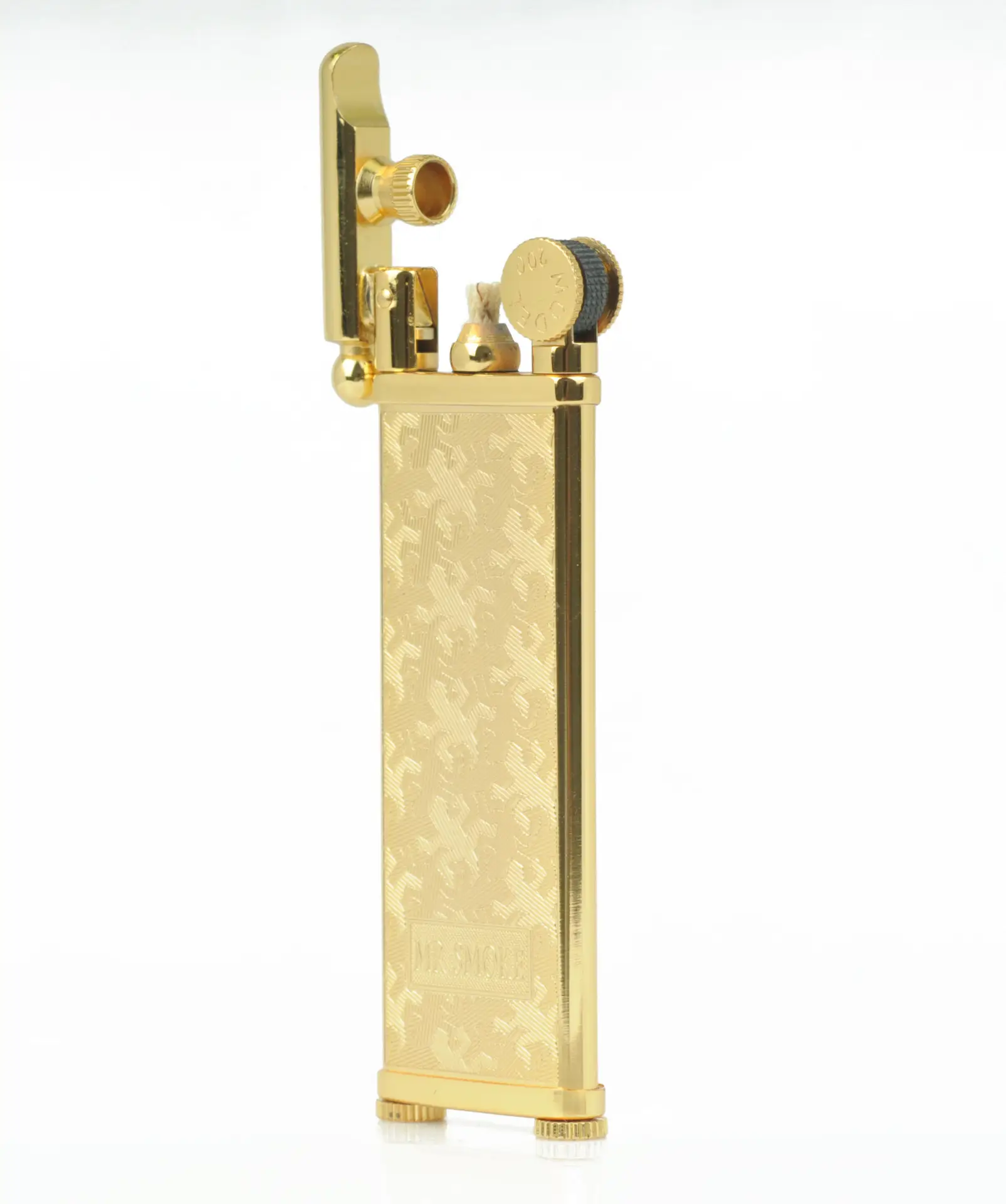 Ultra-thin Wall Lifting Slim Kerosene Lighter Pure Copper Personality Creative Grinder Retro Wholesale