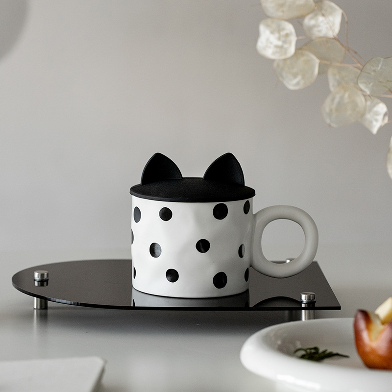 Black And White Mug Cover