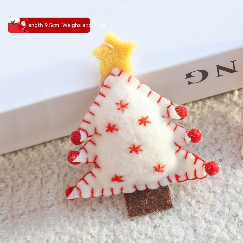 Wool Christmas Tree White