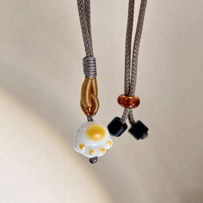 Women's Retro Fashion Bamboo Stitching Mid-ancient Clavicle Chain