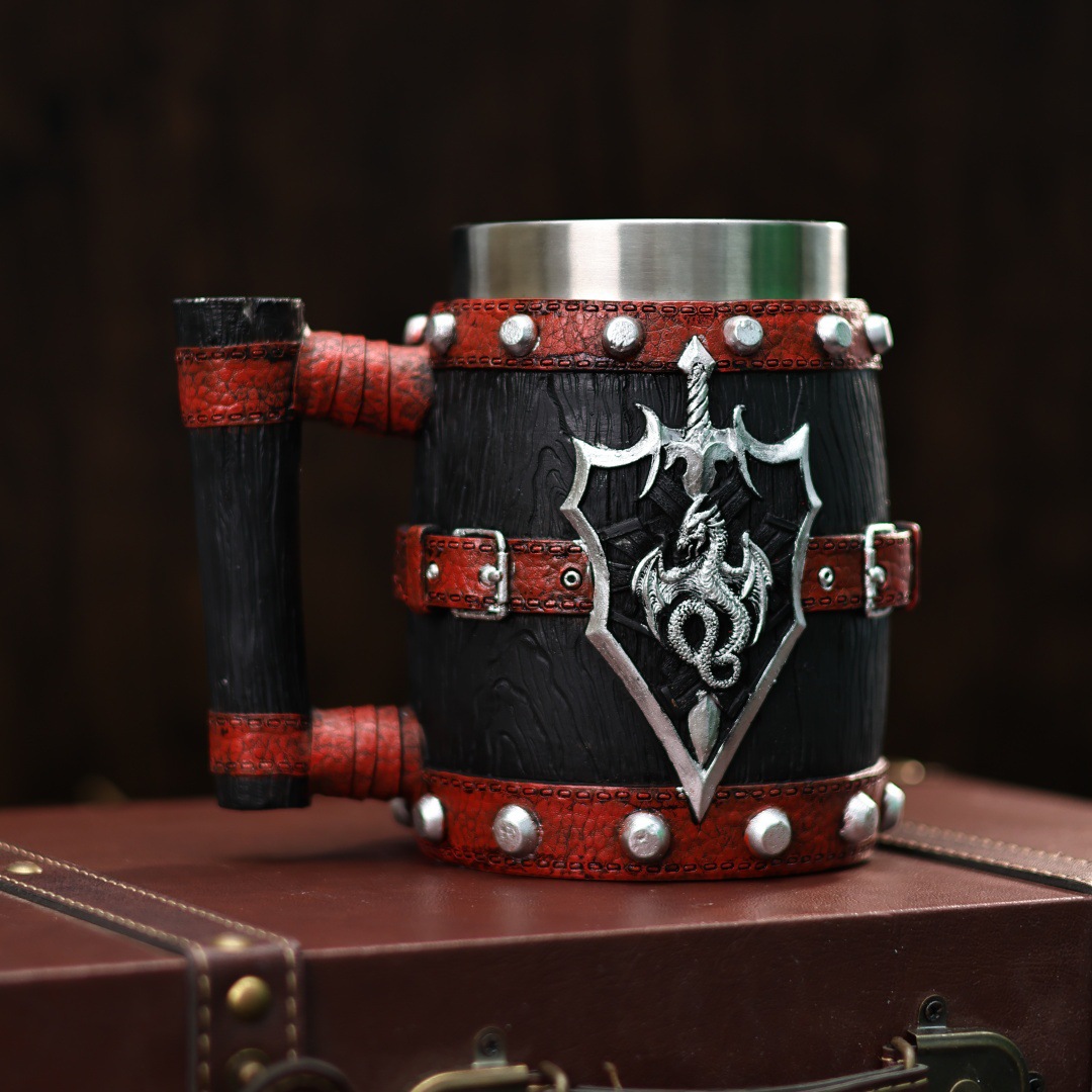Handcrafted Vintage Stainless Steel Beer Mug