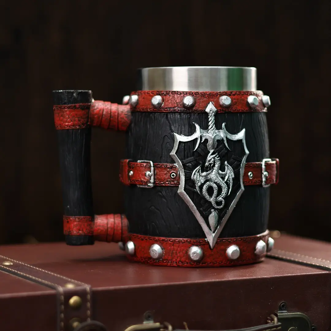 Handcrafted Vintage Stainless Steel Beer Mug
