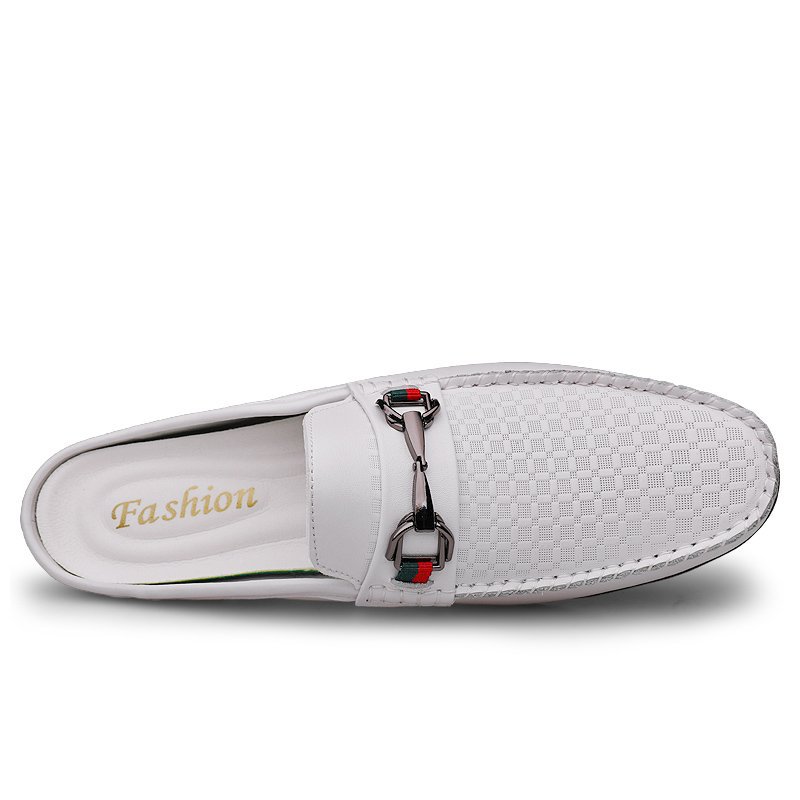 Title 20, Pantofole metà slip-on in pelle da uomo