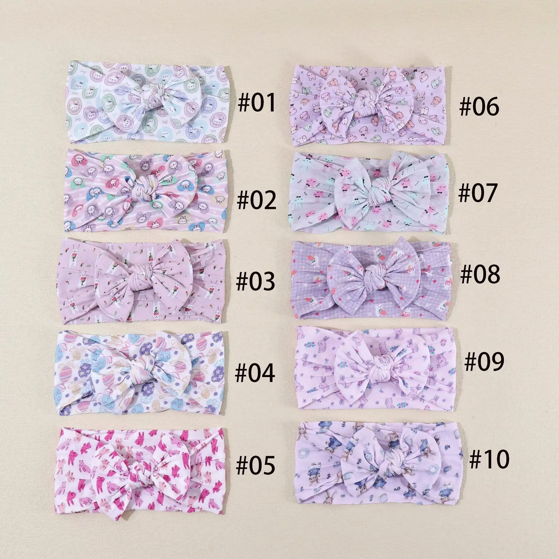 Children's Digital-Print Bow Headpiece
