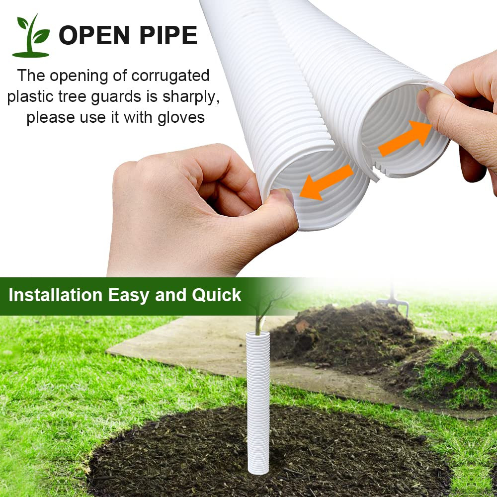 PE Tree Guards Animal Barriers Seedling Plant Bird-proof Covers