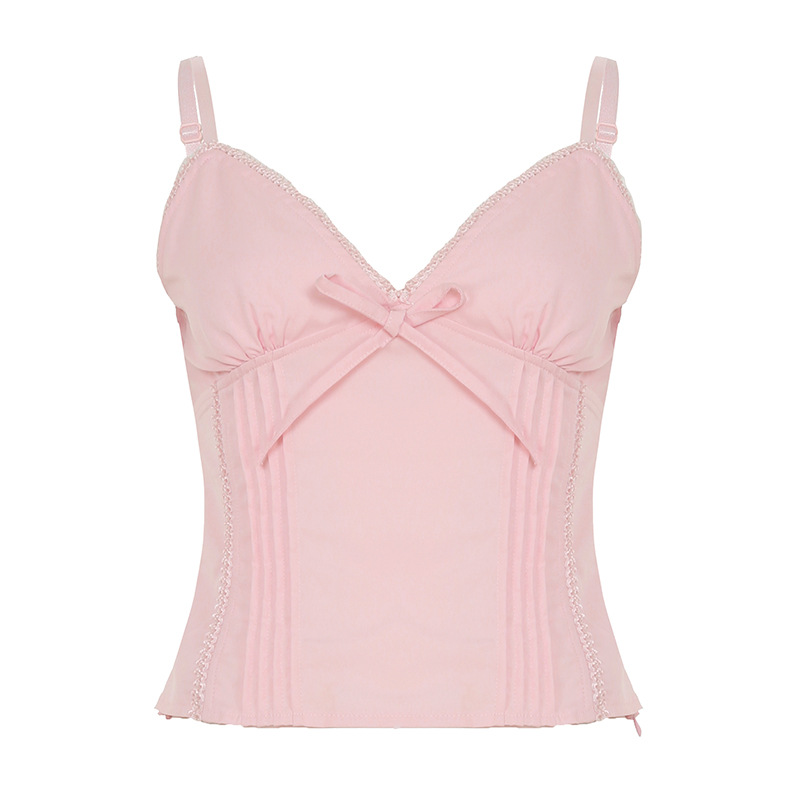 Lightweight Comfort And Casual Short Solid Color Vest Top