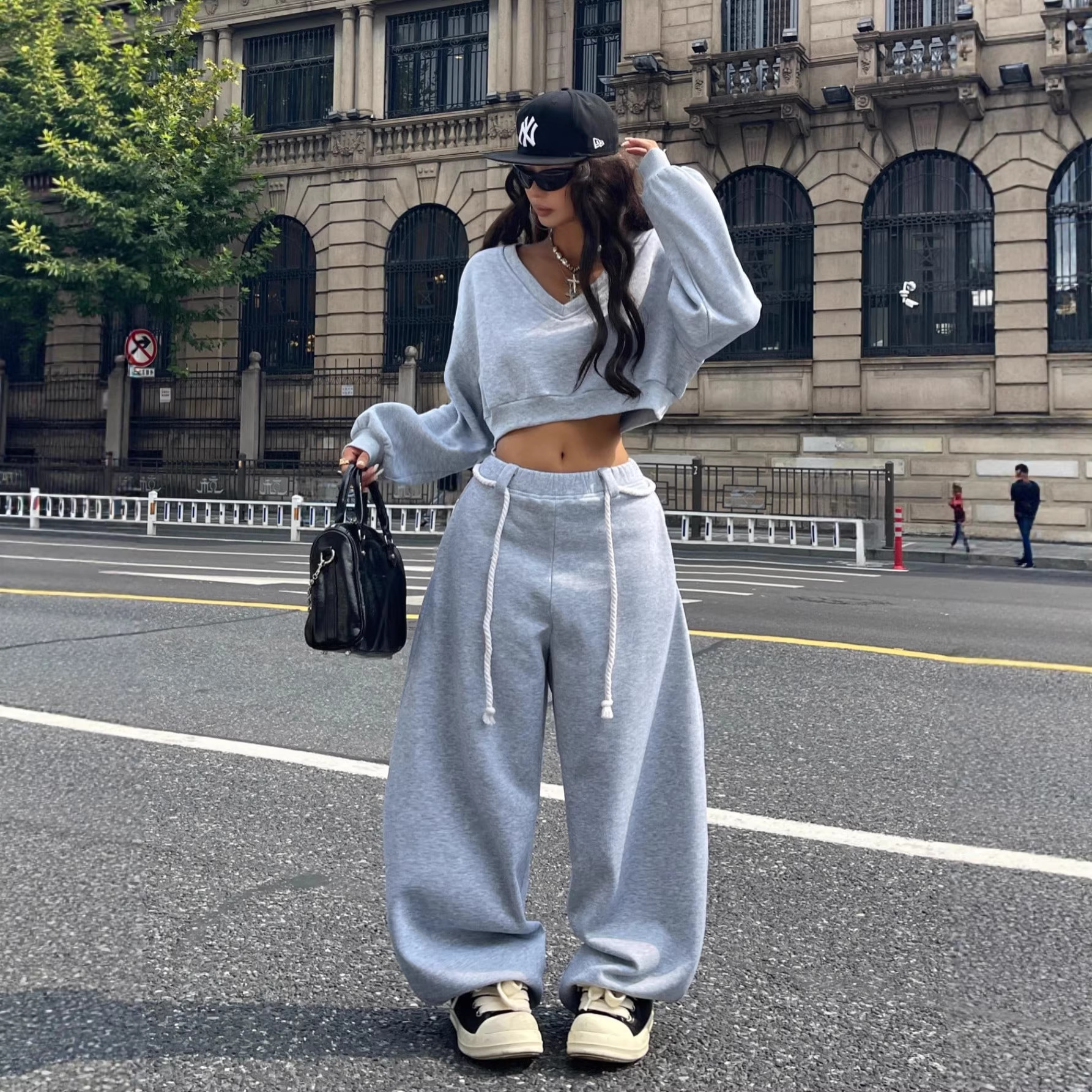 Women's Fashionable Long-sleeve Sporty Casual Hoodie Set - imagen 1