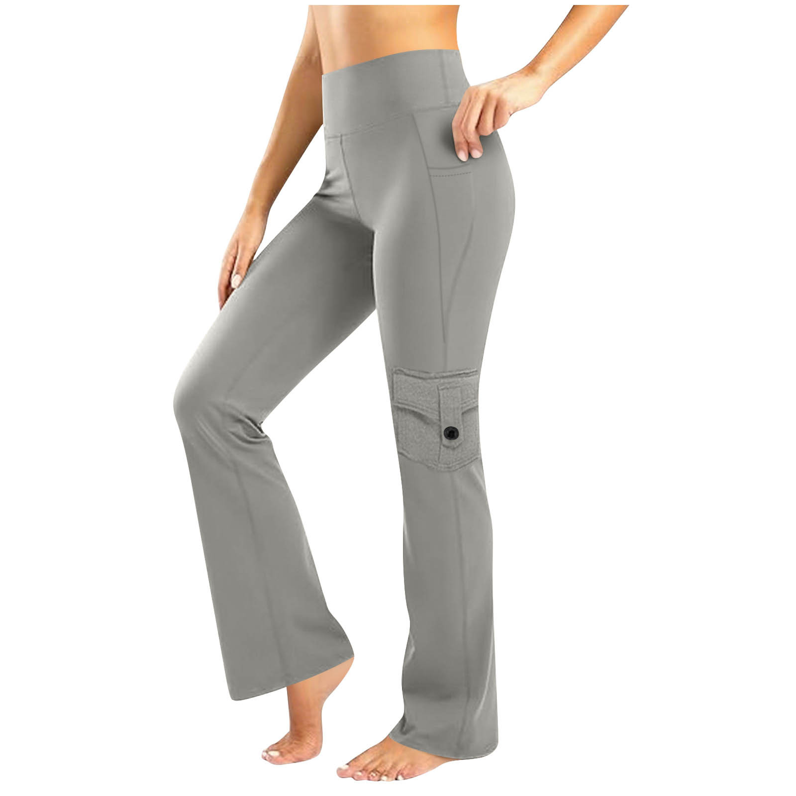 Women's Sports Leggings with Button Pockets, picture 8 of 9