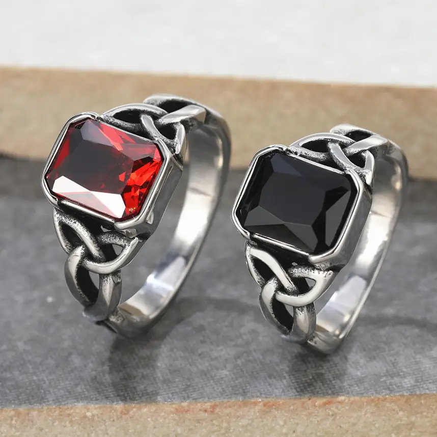 Personality Retro Titanium Steel Ring