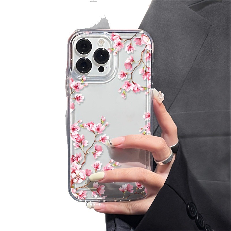 Peach Blossom Space Phone Case Full-Body Cover 2