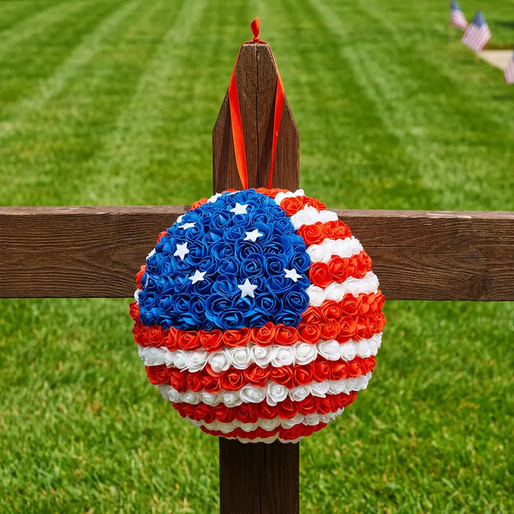 Holiday Party Decorations American Independence Day Wreath