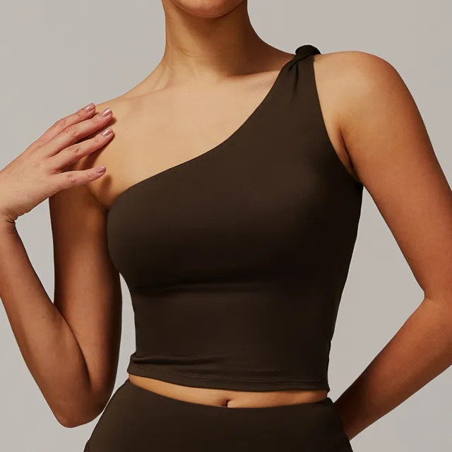 Waist Shaping Casual Running Workout Vest Black Coffee - Shop at LoveMi