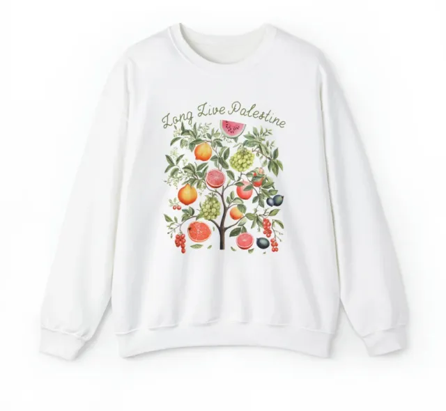 Fruit Palestine T shirt Watermelon Fruit Ceiling White - Shop at LoveMi