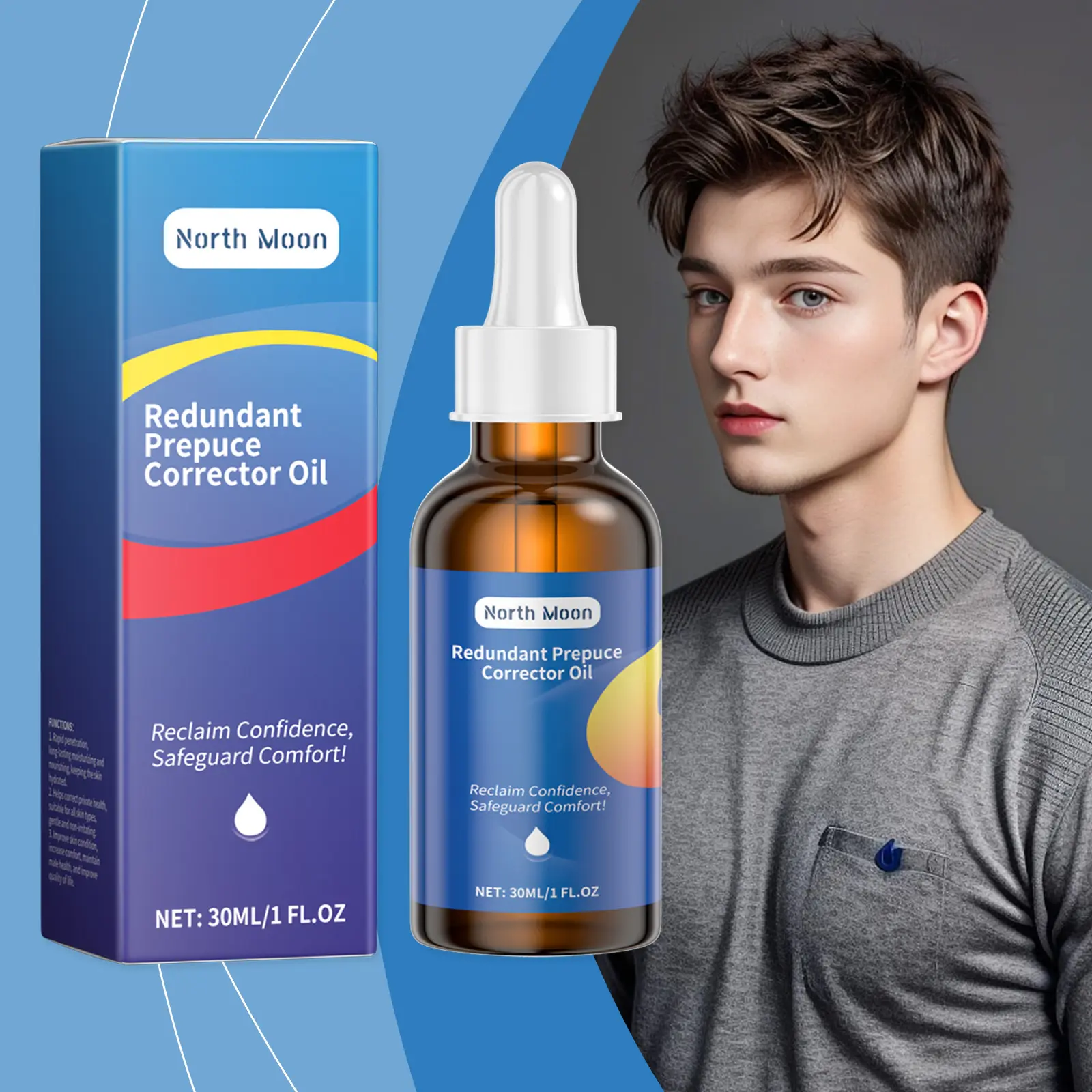 Men's Body Mild Ingredients Relieve Discomfort Care