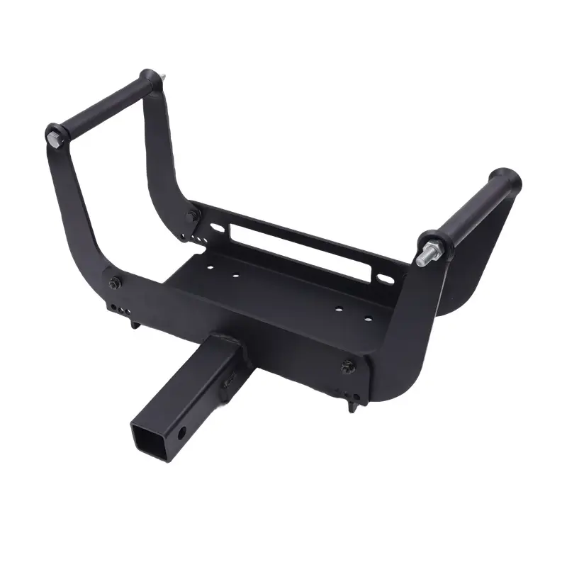 External Vehicle-mounted Square Mouth Portable Quick Plug Self-rescue Winch Bracket