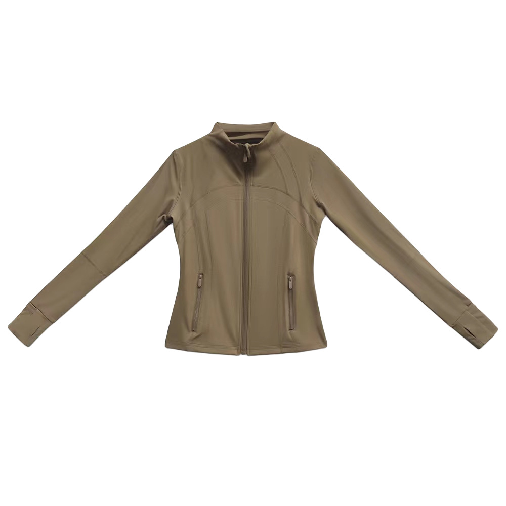 Women's Double-sided Sports Zipped Stand Collar Top