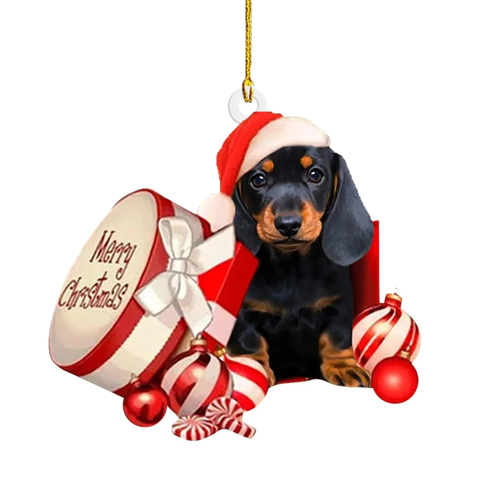 Christmas Sausage Dog Decorations Home – image 10