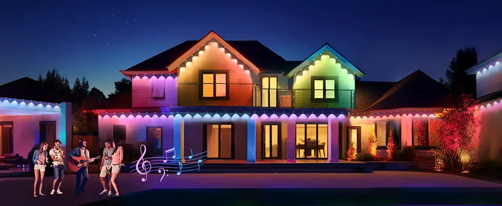 Outdoor Eaves Light Color Matching In Various