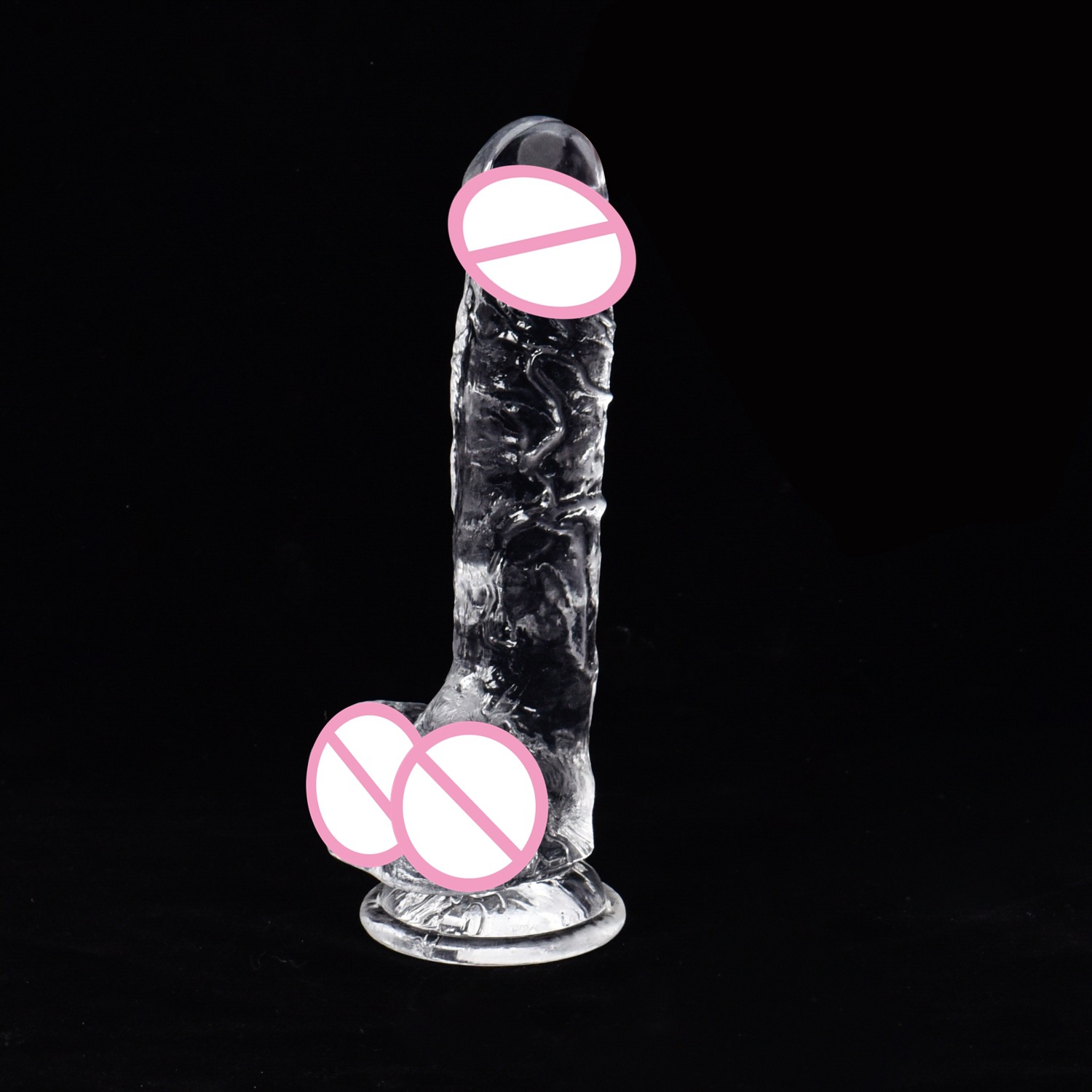 Crystal Simulation Penis Women's Masturbation Device Dildo Bold Lengthened Cannon Adult Sex Product 6