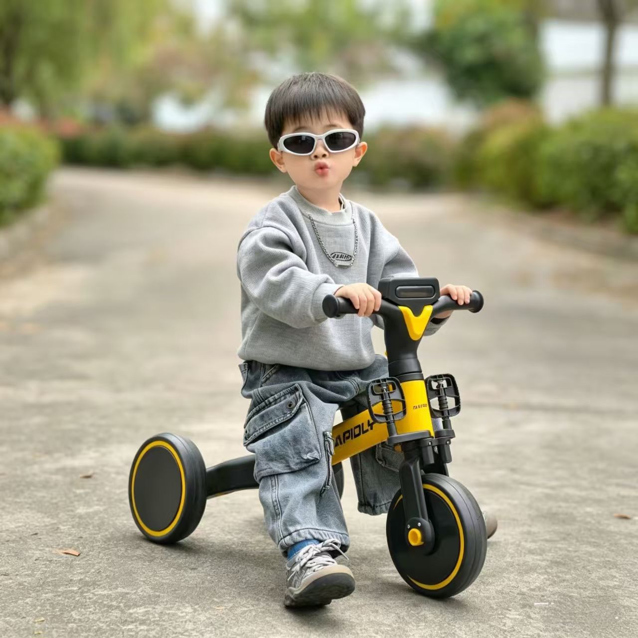 Multifunctional Four-in-One Kids Tricycle
