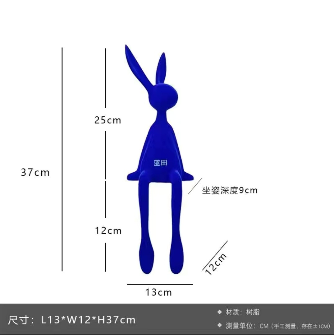 Rabbit Figurine, 37 cm, picture 2 of 6