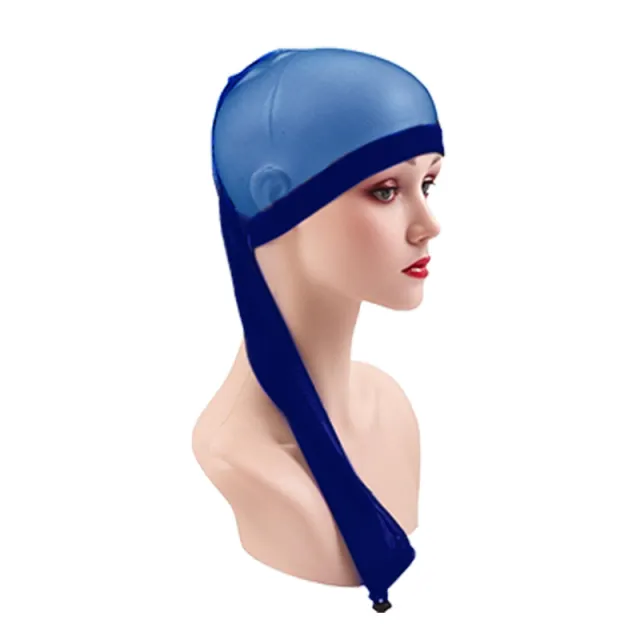Wig Net High Elasticity Oversleeve Type Mesh Cap Breathable Adjustable Light Blue - Shop at LoveMi