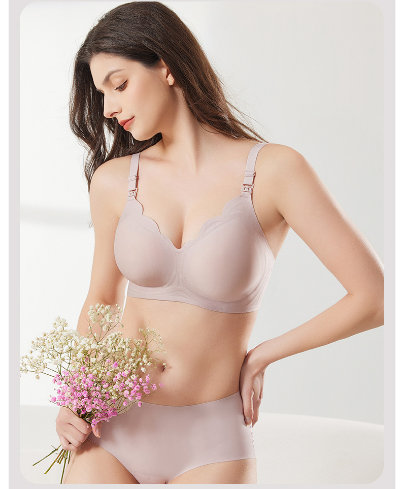 Title 4, Womens Seamless Wireless Nursing Bra. Comforta...