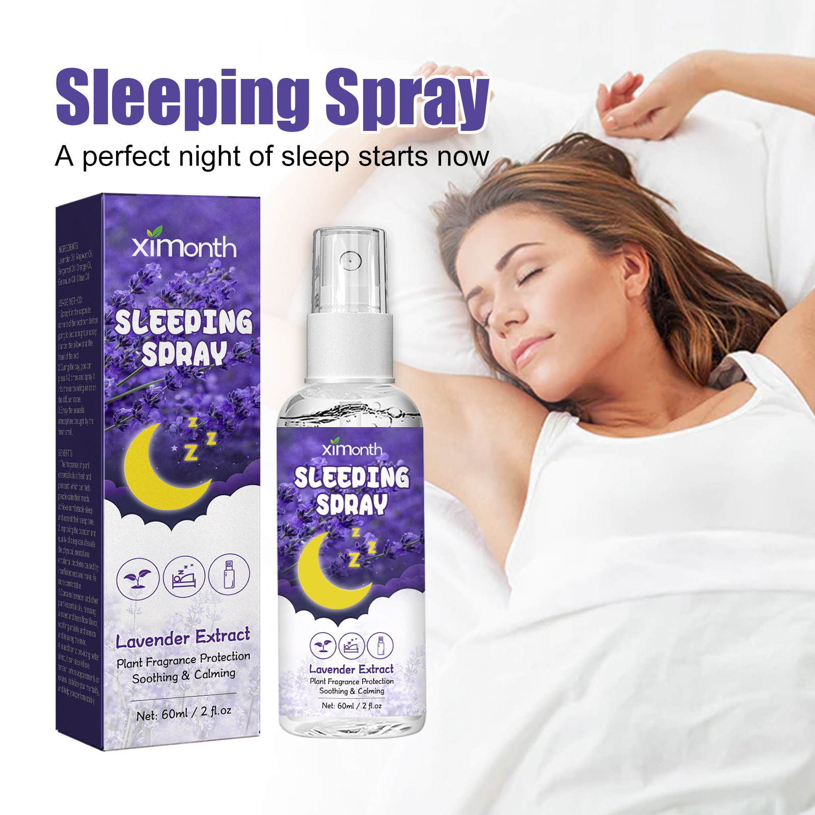 Title 5, Lavender Sleep Spray Soothing The Nerves