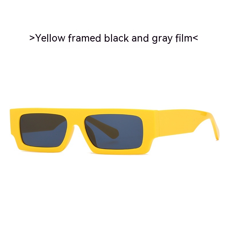 Yellow Frame Black And Gray