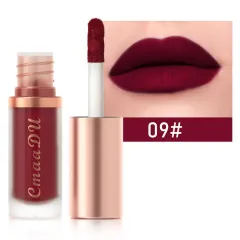 12-colour Lipstick Velvet Lip Gloss Single Lip Lacquer Matte Finish No Stain On Cup Fade - Style09 - View 1