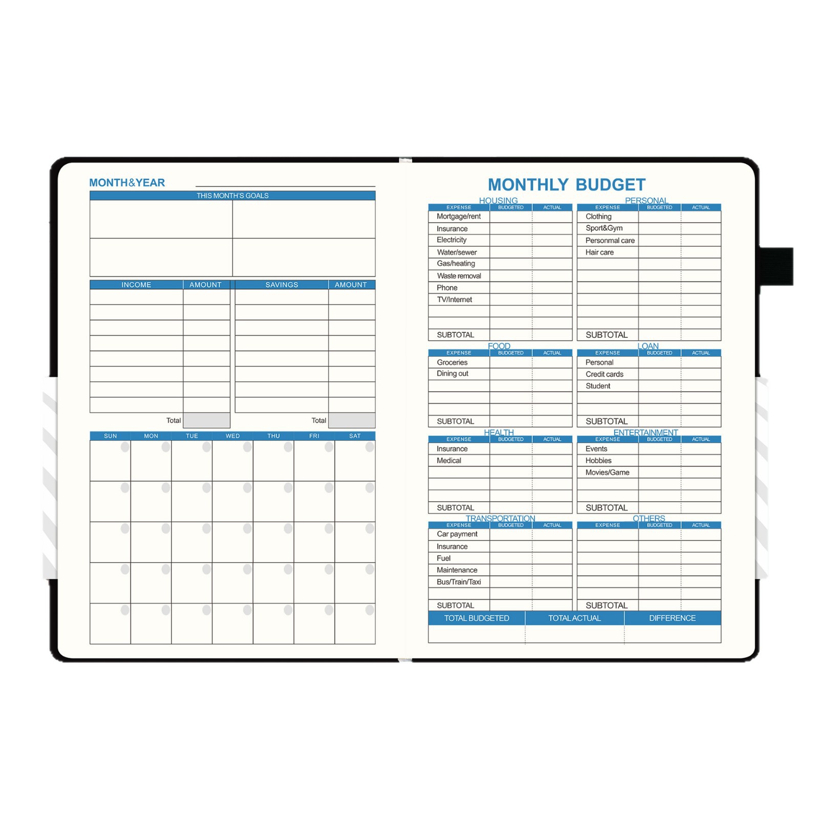 A May Plan English Budget Notebook Financial Ledger thumbnail 6