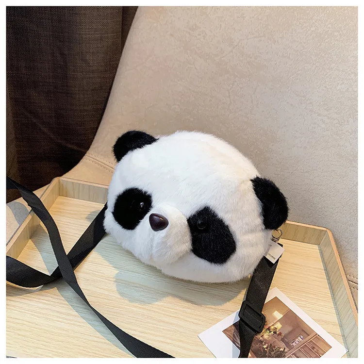 Cute Crossbody Bag Shoulder Bag - Panda Head Bag