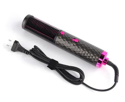 Dual use Convenient Automatic Hair Curler Rose Red - Shop at LoveMi