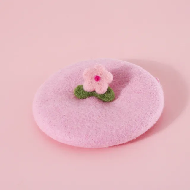 Pet Cat Dog Wool Felt Flower Hat Pink Little Flower Hat - Shop at LoveMi