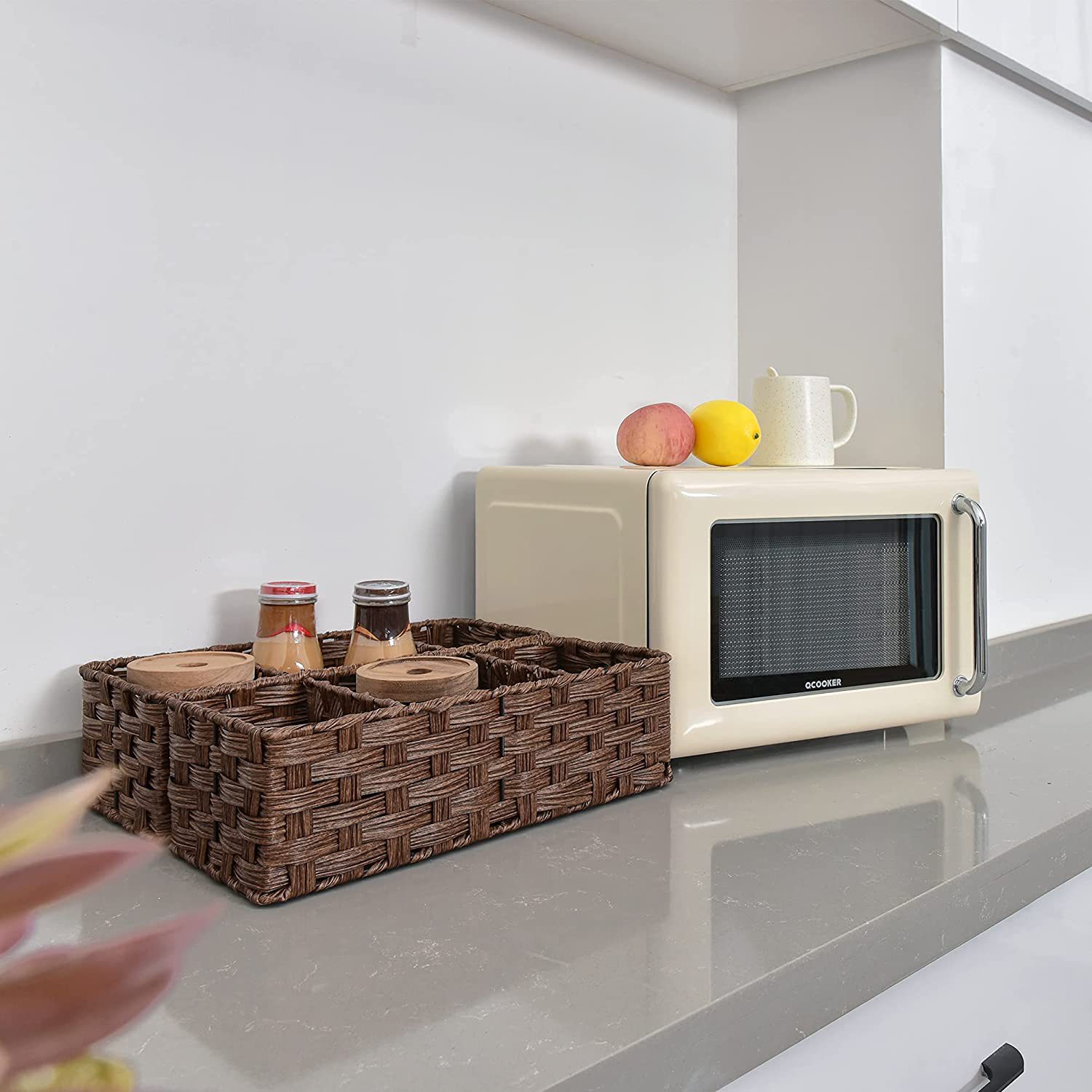 Desktop Bathroom Tissue And Towel Storage Basket Bedroom Cosmetic Organizer