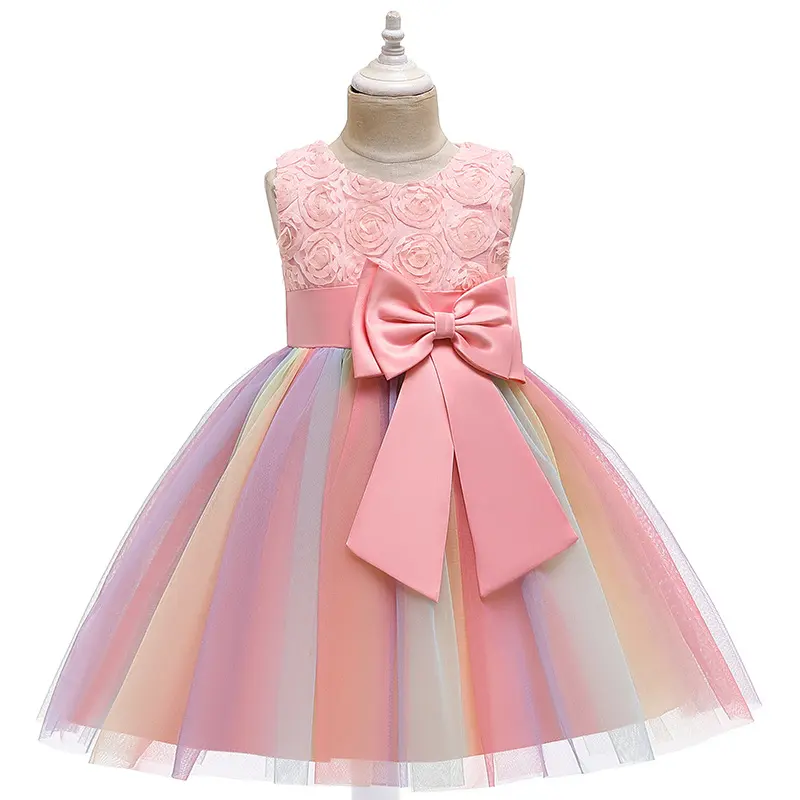 Summer Medium and Large Children's Dresses Girls' Pettiskirt