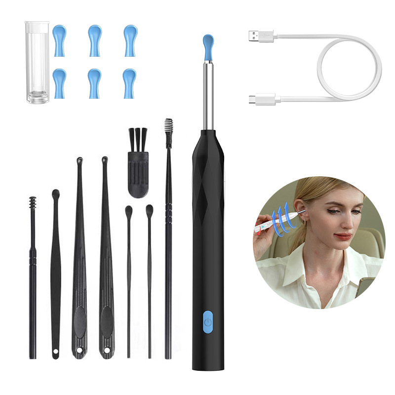 Visual Ear Pick P3 8-Piece Set Smart Ear-Cleaning Tool Kit