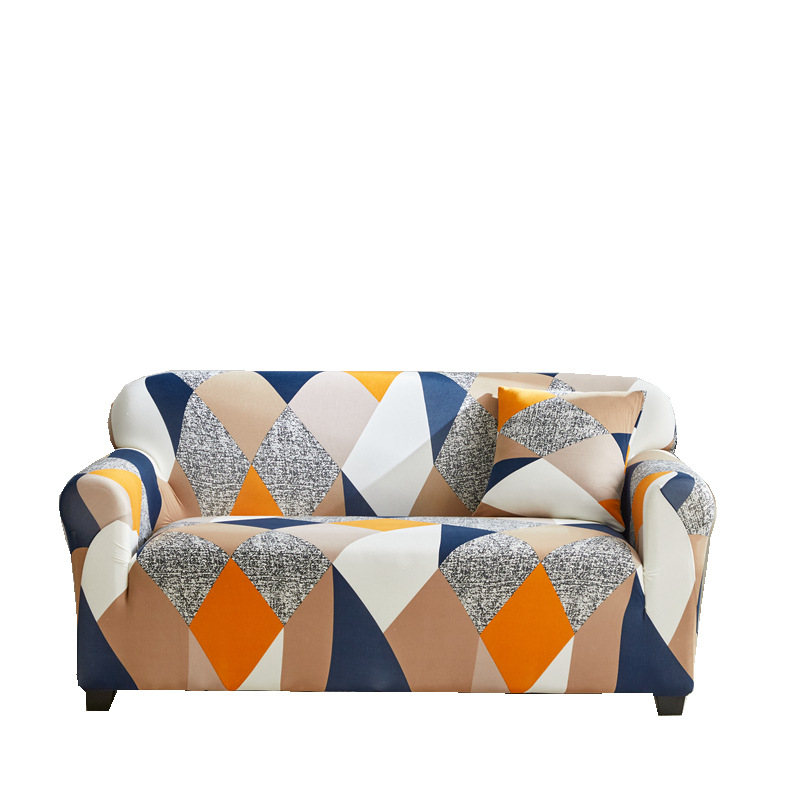Stretchy Non-Slip Dust-Proof Fabric Nordic-Style Full-Cover All-Season Universal Sofa Cover 4