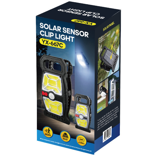 Solar Motion-Sensor Outdoor Light | Portable LED Security Lighting — view 5