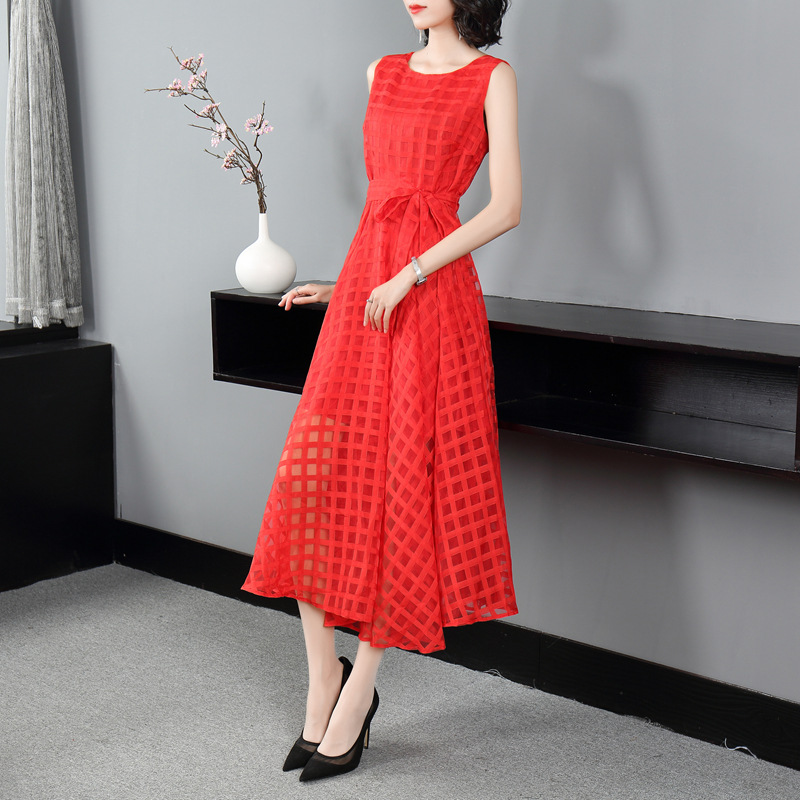 Sleeveless Long Evening Dress, picture 6 of 7