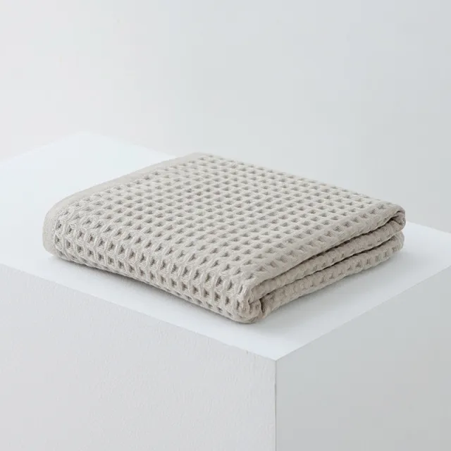 Waffle Class A Pure Cotton Bath Towel Household Brown - Shop at LoveMi