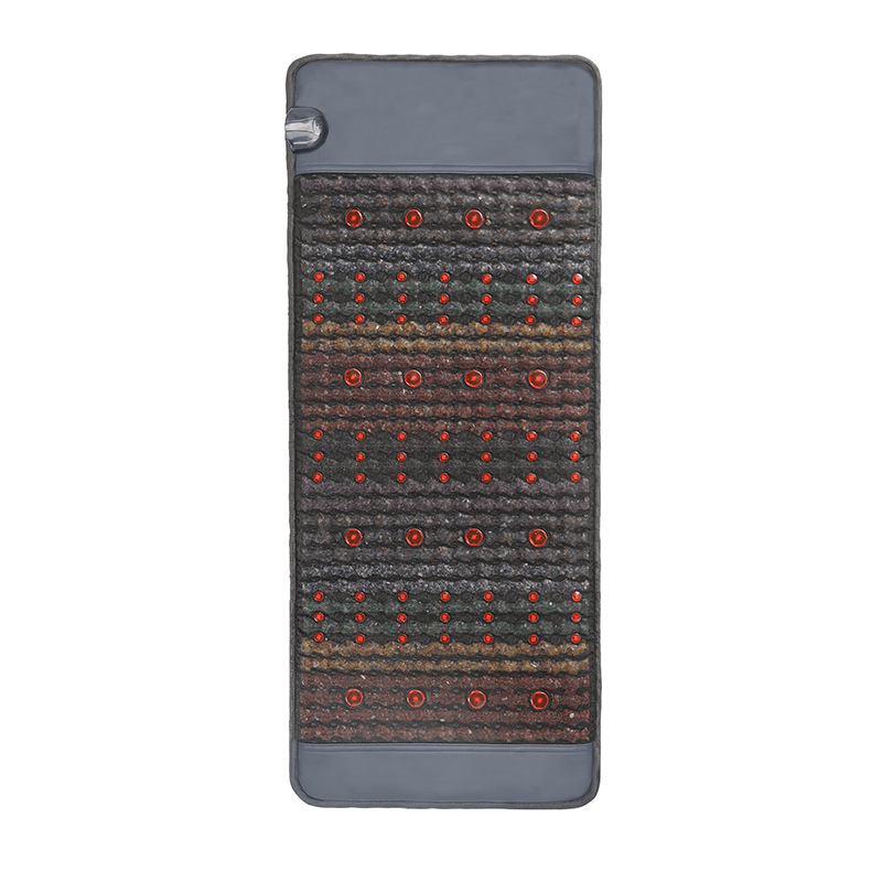 Colorful Crystal Cervical Massage Cushion Ruby Therapy Pad
