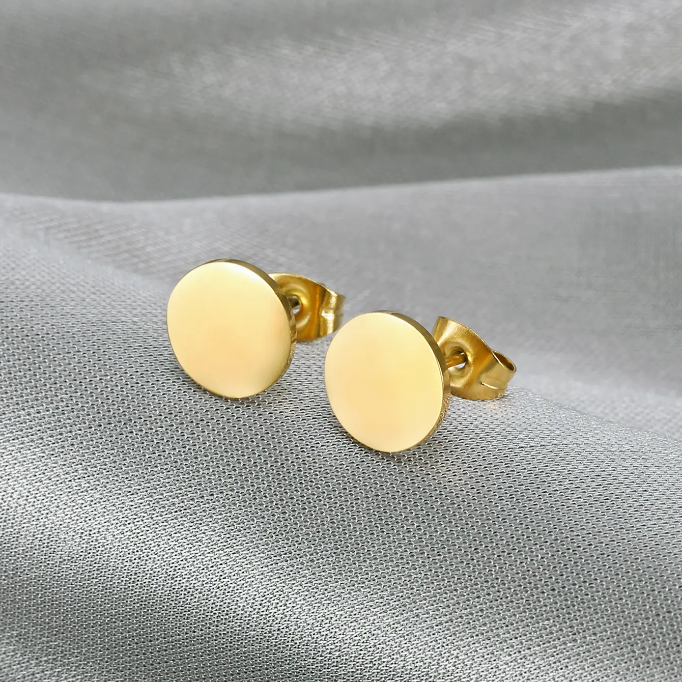 Sleek And Elegant Titanium Steel Trendy Earrings