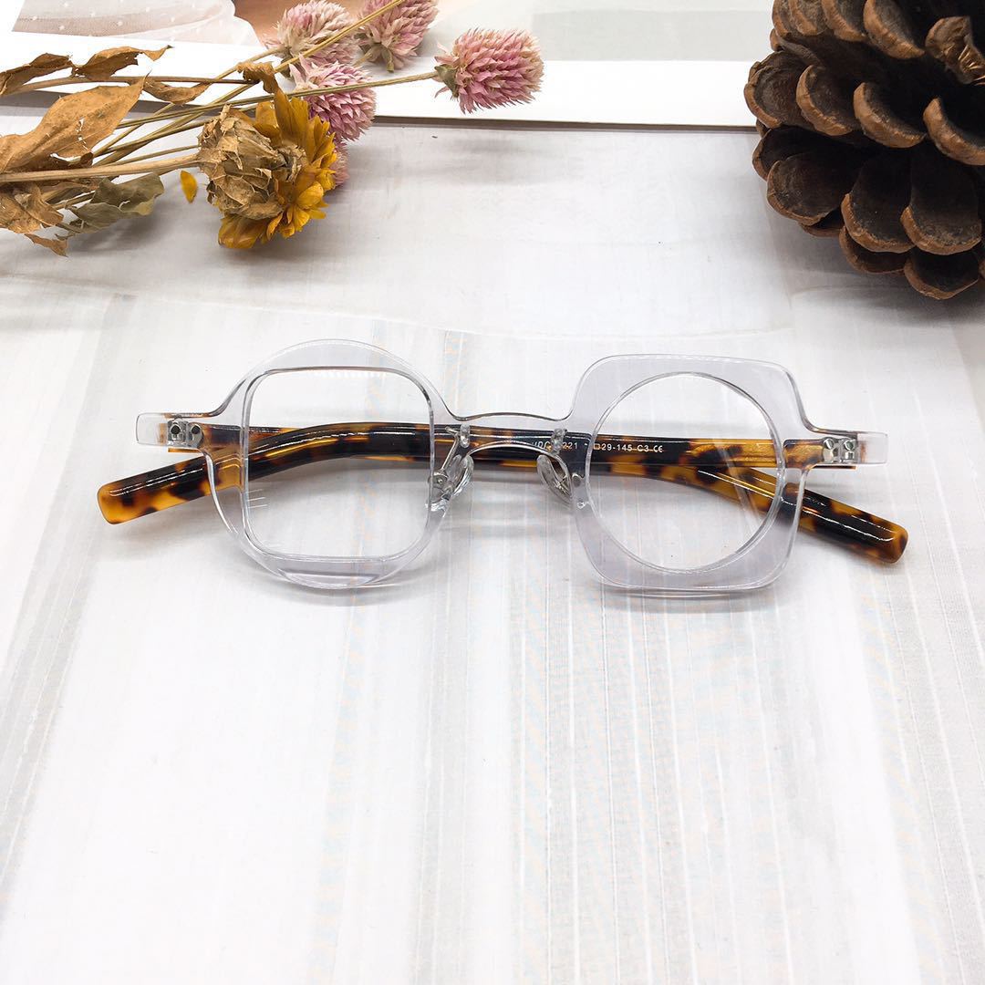 Leopard Print Vintage Acetate Glasses Frame - Image 7
