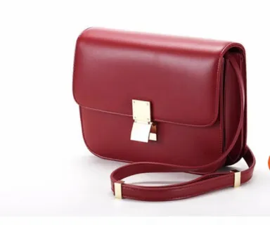 Women's Retro Leather Shoulder Messenger Bag Red - Shop at LoveMi