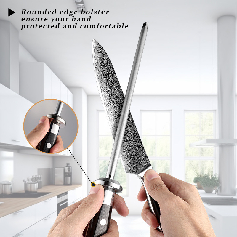 Diamond Professional Sharpening Steel Household